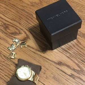 Michael Kors Oversized Gold-Tone Watch